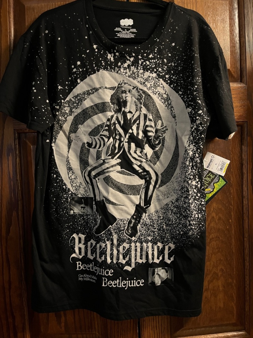 Beetlejuice Black Graphic Short Sleeve Tee